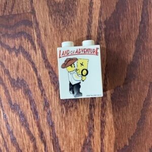 Lego 2008 Johnny Thunder Land Of Adventure Promotional Tan Big Brick Duplo RARE